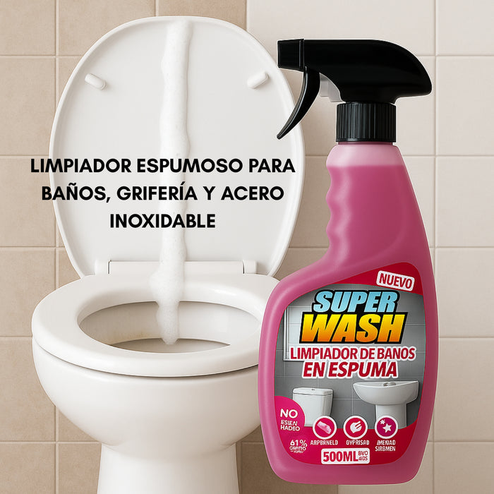 Limpiador Espumoso Anti Sarro Para Baños Griferia Vidrios