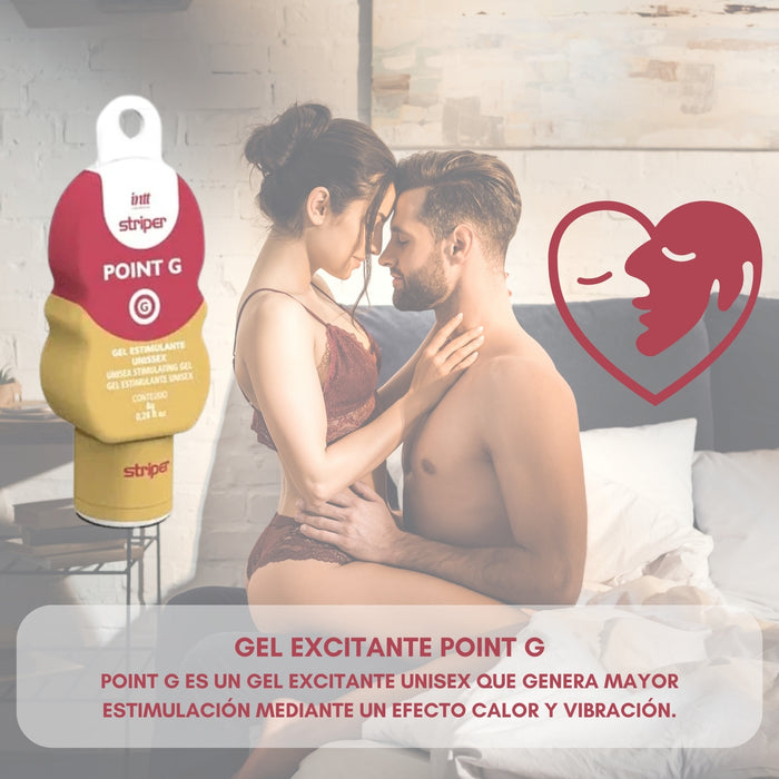 Lubricante Intimo Gel Excitante Point G Estimulante 8gr