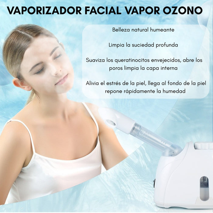 Vaporizador Facial Vapor Ozono Portatil Limpieza Facial