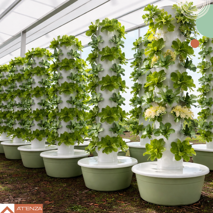 Torre De Cultivo Hidropónico Vertical Huerto En Casa Jardín