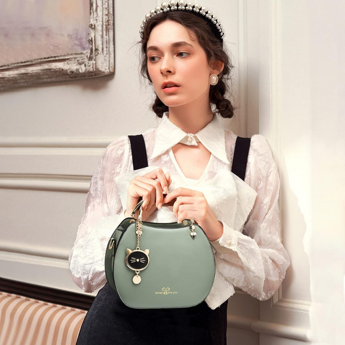 Bolso De Hombro Dama Mujer Bag Cat Bandolera Elegante