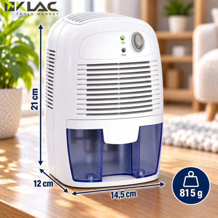 Deshumidificador Eléctrico Portátil 500 Ml Silencioso Para Hogar