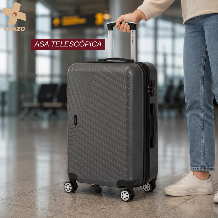 Maleta De Viaje Grande 28 Kg Equipaje De Bodega Rueda 360