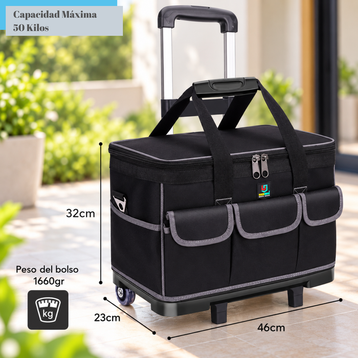 Bolso Porta Herramientas Con Ruedas Con 20 Pulgadas