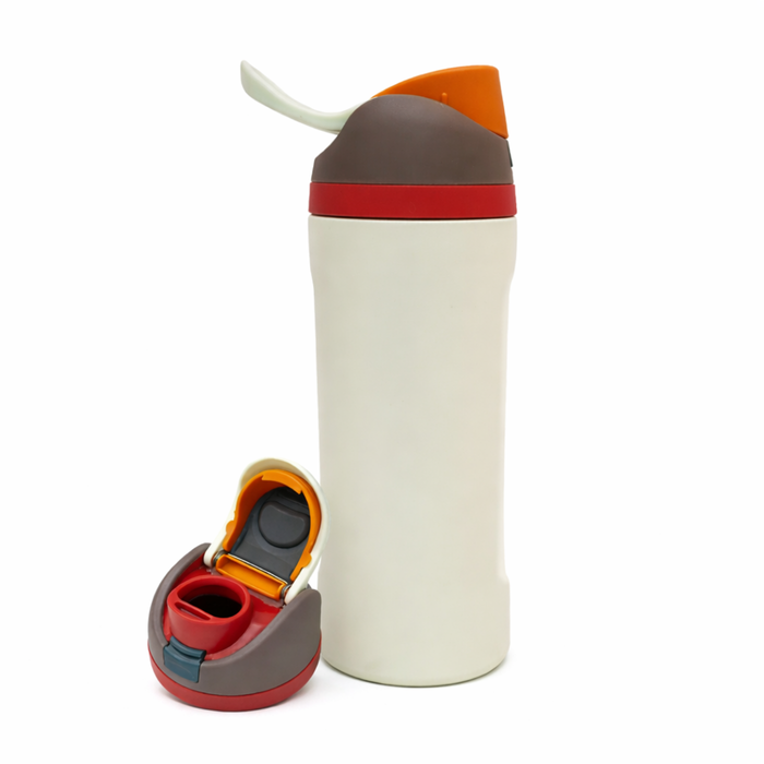 Botella De Agua 1000ml Termo Acero Inoxidable Térmico Beige