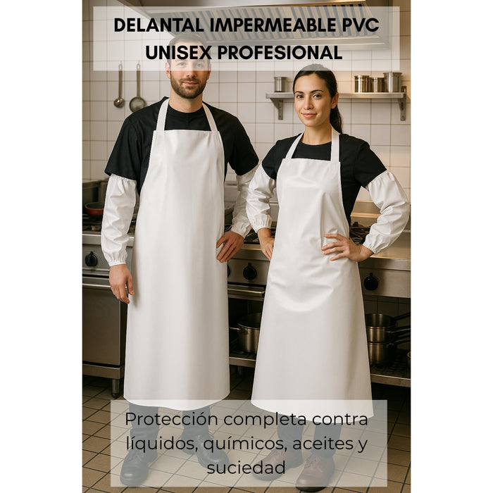 Pechera De Hule Pvc Delantal Impermeable Carnicero Industria