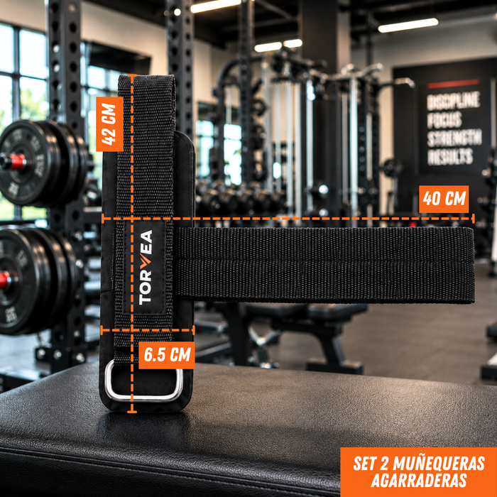 Straps Levantamiento De Pesas Muñequeras Agarraderas Gym Fitness