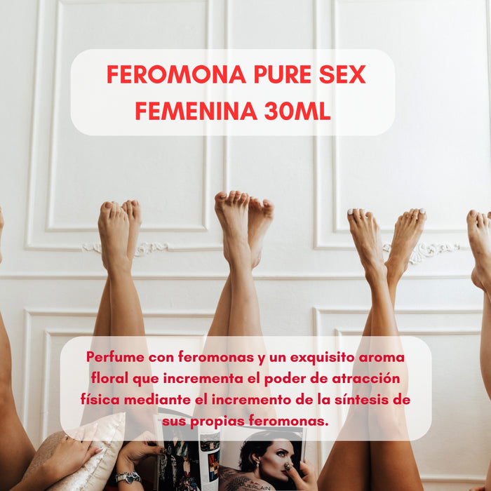 Perfume Mujer Feromonas Femenina Pure Sex Con Fragancia 30ml
