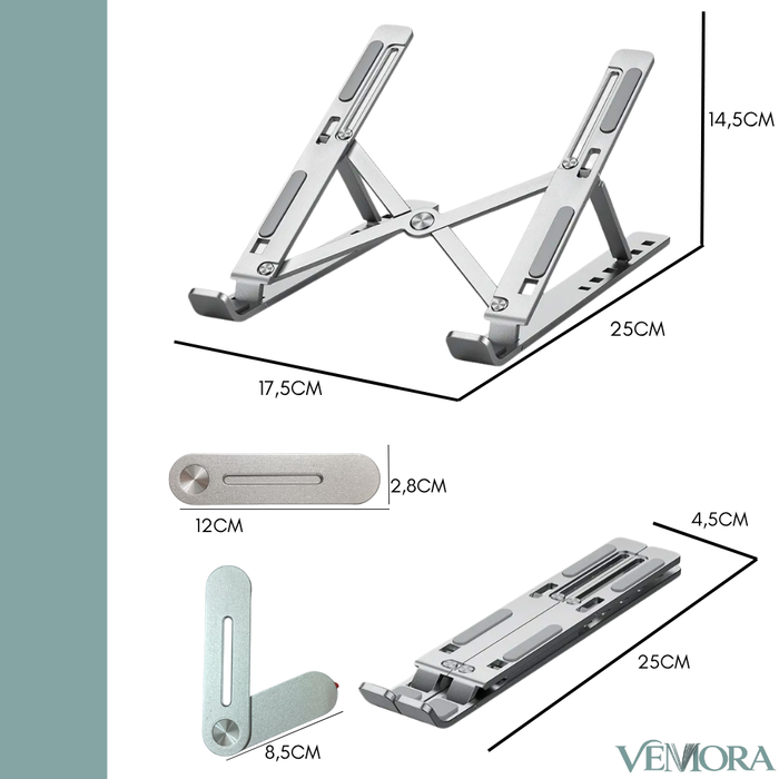 Soporte para Macbook Base Notebook Aluminio Vertical Laptop
