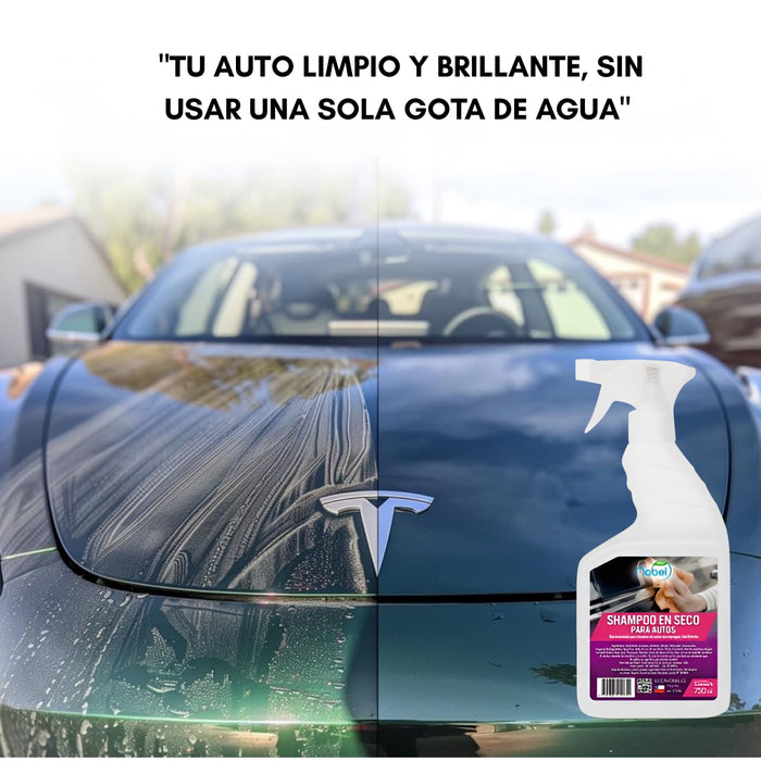 Shampoo Abrillantador En Seco Para Auto Car Wash 750 Ml