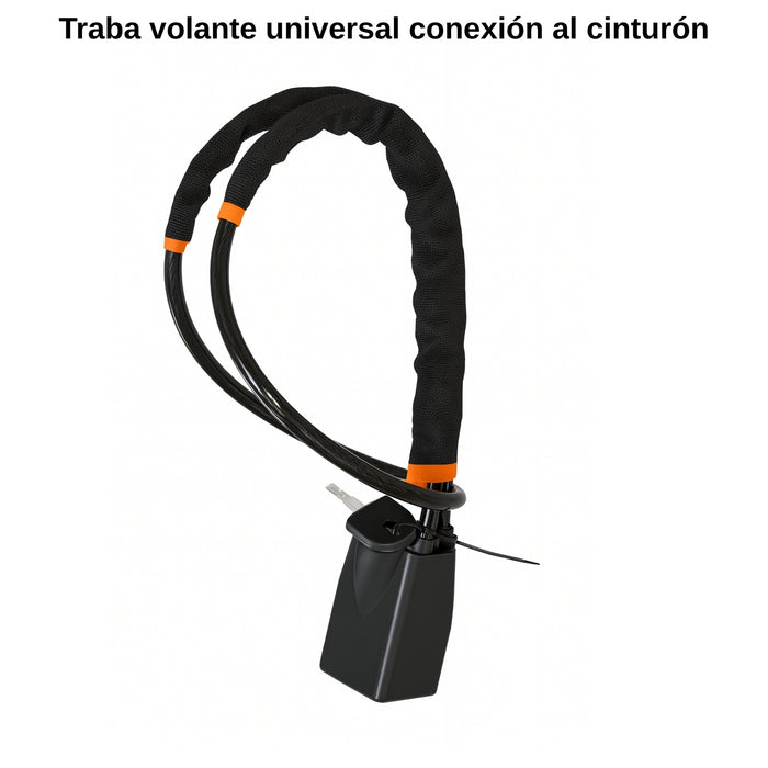 Traba Volante Bloqueo Universal Conexión Cinturon Seguridad