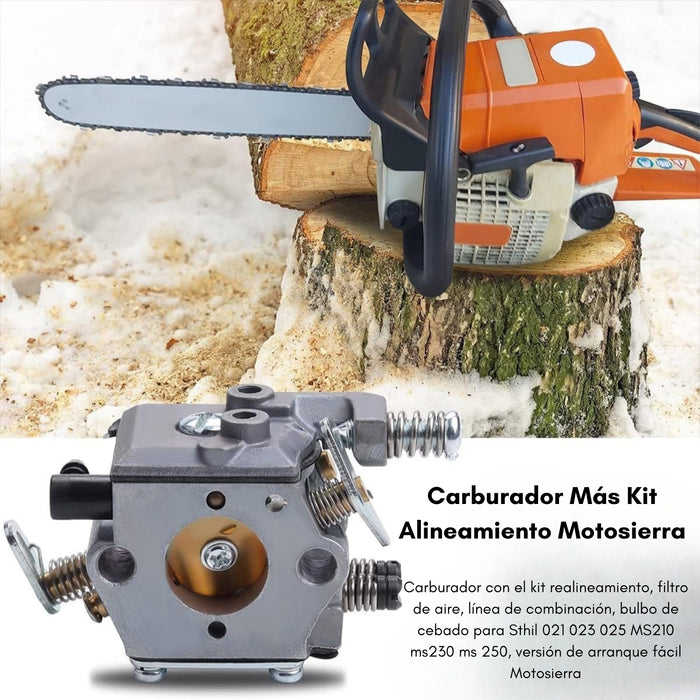 Carburador Más Kit Afinamiento Stihl Ms210 Ms230 Ms250