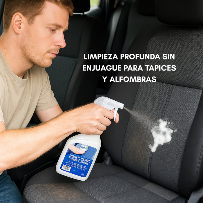 Shampoo En Seco Tapiz Auto Muebles Limpia Tapiceria 750ml