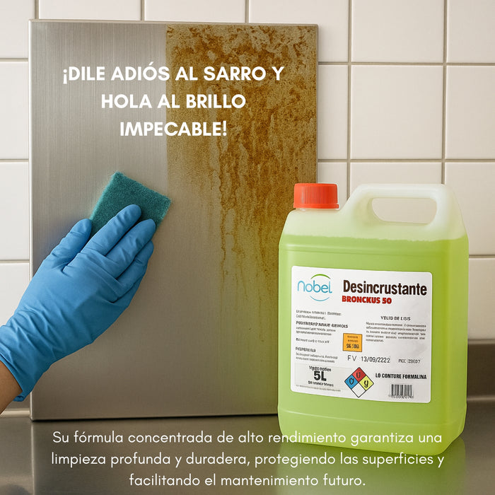 Desincrustante Antisarro Limpiador Concentrado Mampara Baños