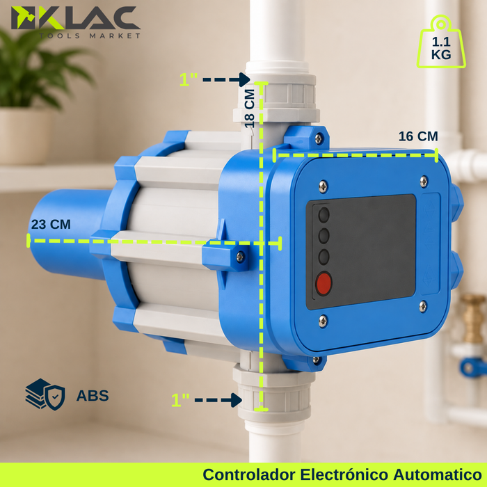 Controlador Electrónico Automatico Presion Para Bomba Agua