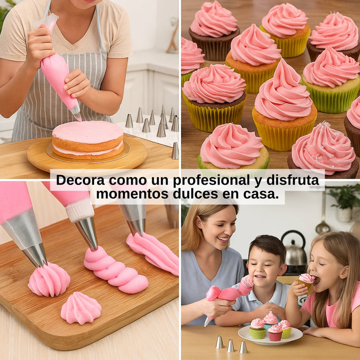Kit De Decoración 83 Unidades C/picks/bolsa Pastelera Y+