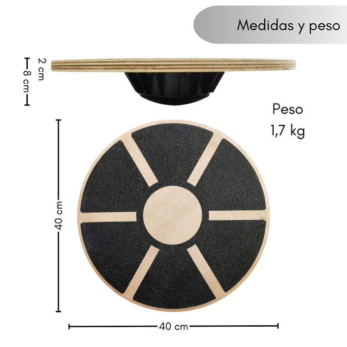 Disco De Balance De Madera Disco Freeman
