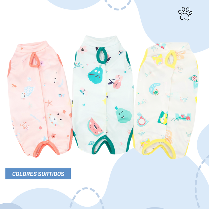 Faja Post Operatorio Perro Gato Body Quirúrgico Mascota Surtido Talla M