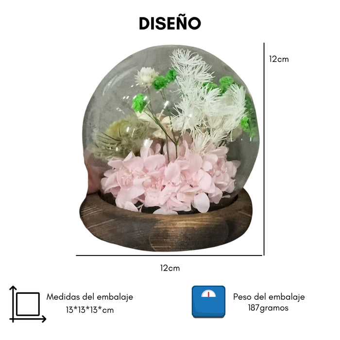 Rosas Eternas Flores Artificiales Decoracion Hogar Luz Led