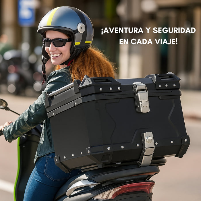 Maleta Para Moto Top Case Aleacion Aluminio 45 Litros