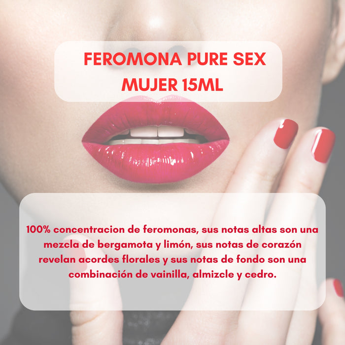 Perfume Mujer Feromonas Femeninas Pure Sex Fragancia 15ml