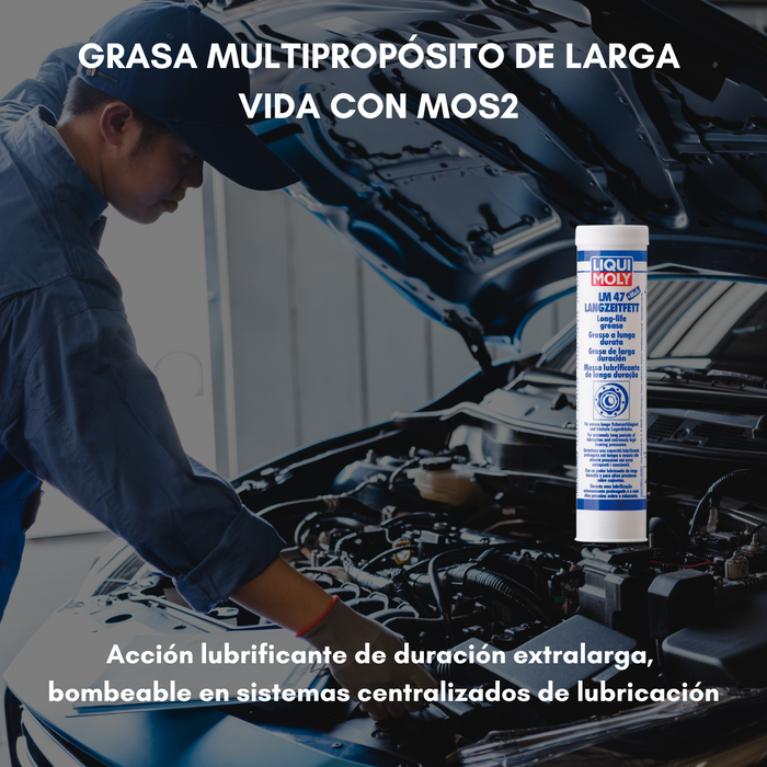 Grasa Larga Duracion Liqui Moly Lm 47 Langzeitfett Mos2 400g