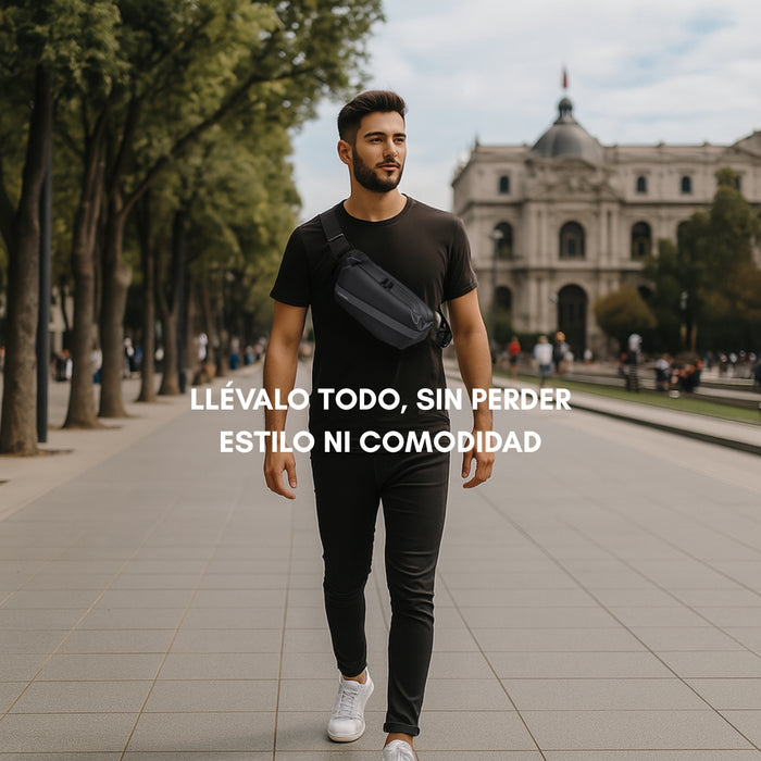 Banano Impermeable Trip On Bolso Cruzado Para Hombre