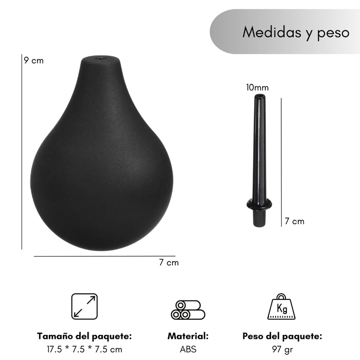 Enema Limpieza Anal Ducha Vaginal Pera 160 Ml Sex Shop