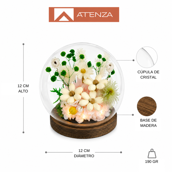 Rosas Eternas Flores Artificiales Decoracion Hogar Luz Led