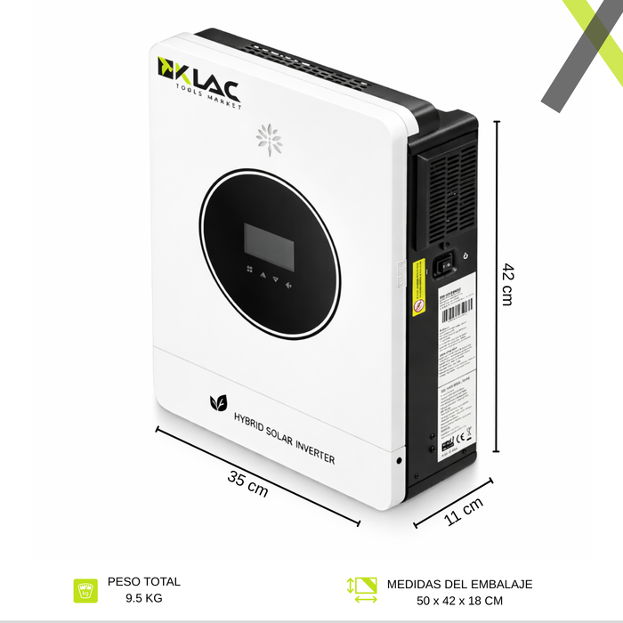 Inversor Híbrido Solar 4200w 24v Corriente Inversores Onda Sinusoidal