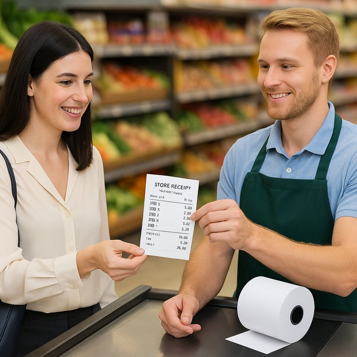 Caja 60 Rollos Papel Térmico 80mm X 80mm Largo Telotenemos Papel Para Impresora Térmica Papel Rollo Termico Boleta Factura Color Blanco