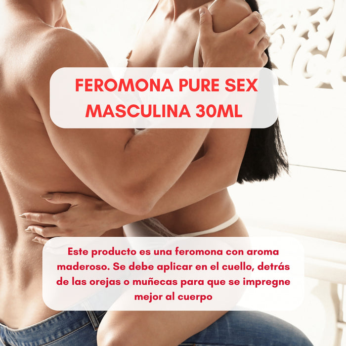 Perfume Feromona Feromonas Masculina Pure Sex Con Fragancia 30ml
