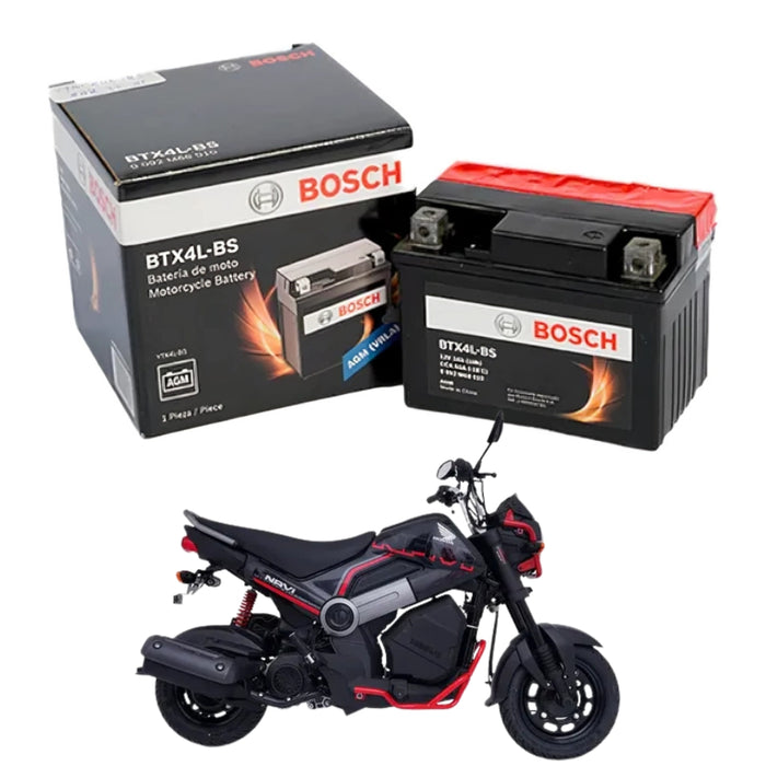 Bateria Moto Bosch Btx4l Honda Navi