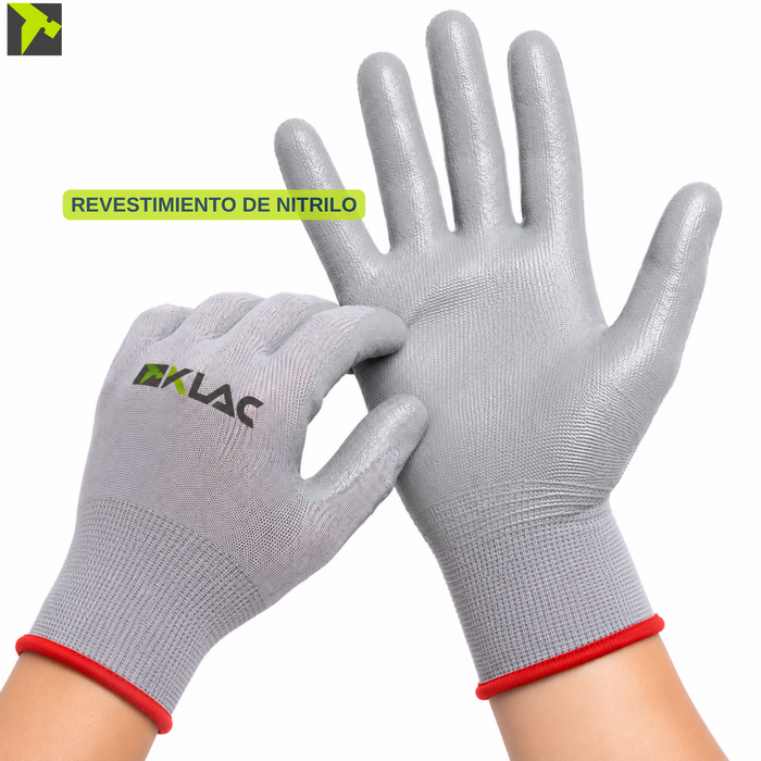 Guantes De Trabajo Multiproposito Seguridad Pack 12 Unid