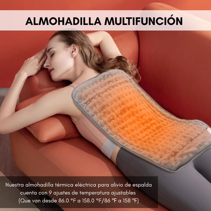 Almohadilla Termica Electrica Temperatura 6 Niveles 60x30cm