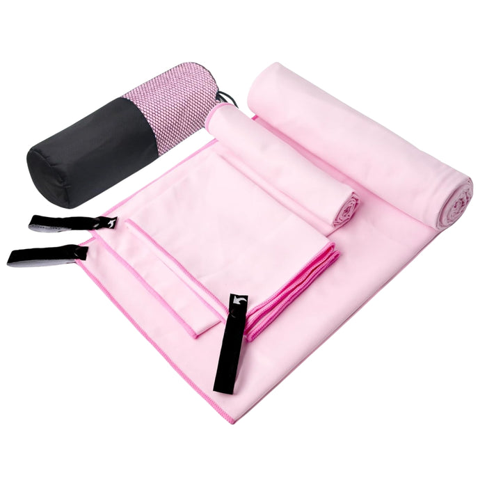Toalla Microfibra Set De 3 Baño Viaje Natación Secado Rápido