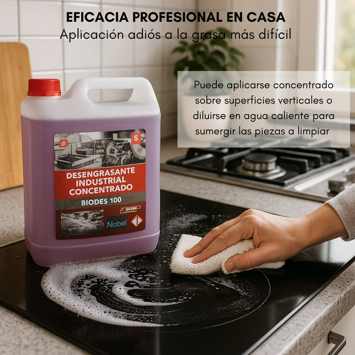 Desengrasante Industrial Concentrado Alcalino Multiusos 5lt