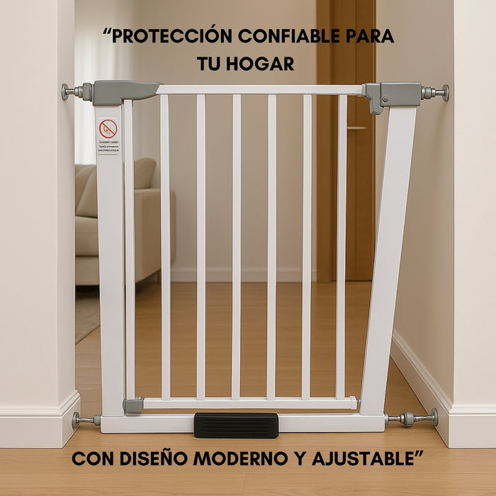 Reja Seguridad Escalera Puerta Barrera Ajustable Bebes Niños