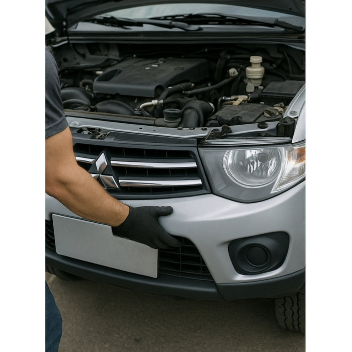 Mascara Delantera Para Mitsubishi L200 2011-2015 Cromada