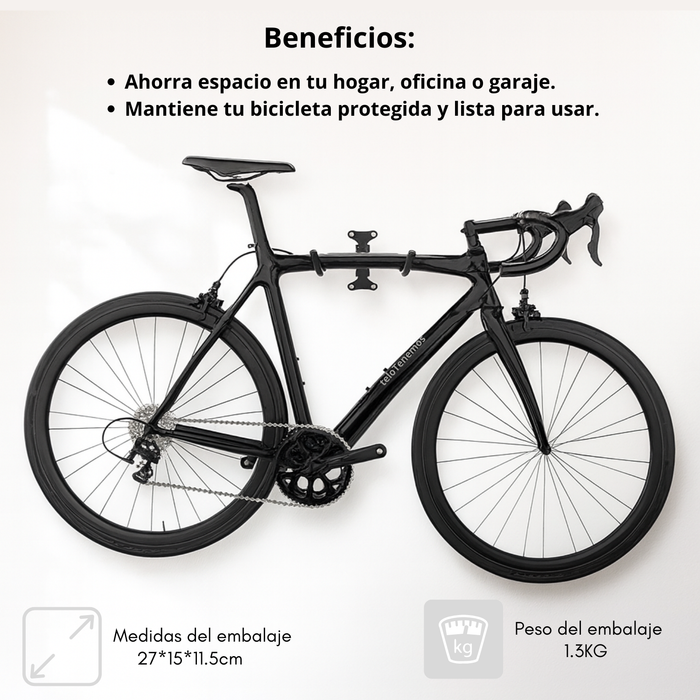 Soporte Porta Bicicleta Para Muro Pared Colgador Bicicleta