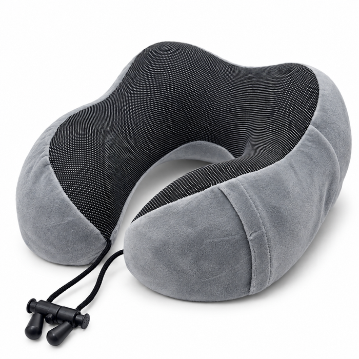 Almohada Viscoelastica Viaje Cuello Cojín Relajante Tapa Ojo