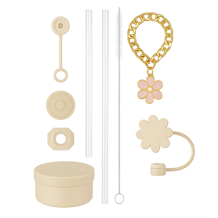 Accesorios Para Vaso Térmico Decoración Universal Bombilla 9 Accesorios