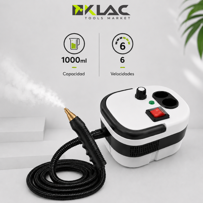 Limpiador Vapor Manual Alta Potencia Multiuso Portátil 4 Pzs