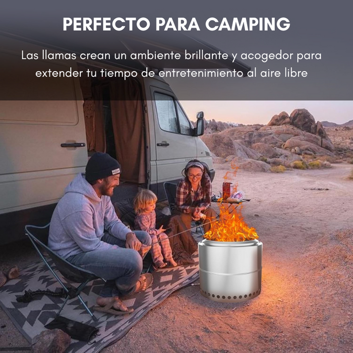 Brasero Sin Humo Brann Acero Inoxidable Accs 50cm