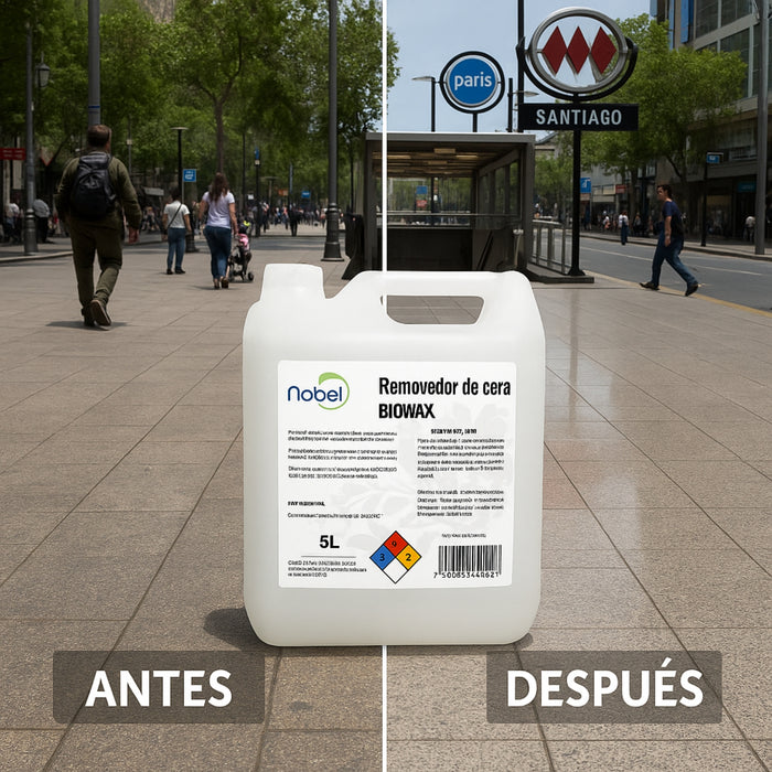Limpiador Para Pisos Removedor Cera Bidon Limpieza 5 Litros