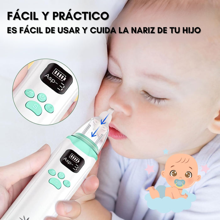 Aspirador Nasal Removedor Mocos Eléctrico Para Bebés Niños