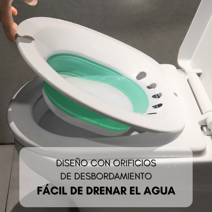 Baño De Asiento Alivio Hemorroides Embarazo Bidé Plegable