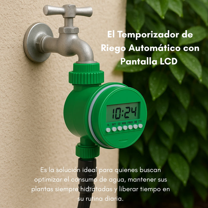 Temporizador Riego Automático Timer Digital Lcd Programador