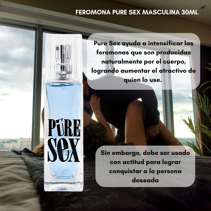 Perfume Feromona Feromonas Masculina Pure Sex Con Fragancia 30ml