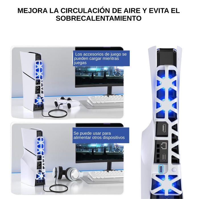 Ventilador De Enfriamiento Genérico Rgb Para Ps5